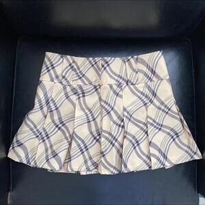 Plaid tartan checkered skirt, gothic Kawaii Japanese Schoolgirl E girl size S